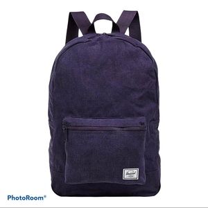 Herschel supply co Cotton basics purple backpack